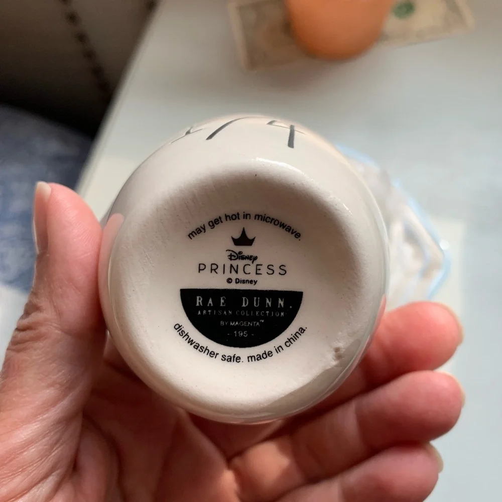 NWT Rae Dunn x Disney Princess Cinderella ceramic kitchen measuring cups